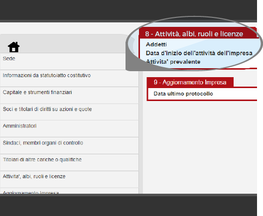 Variazione e chiusura imprese Registro Imprese